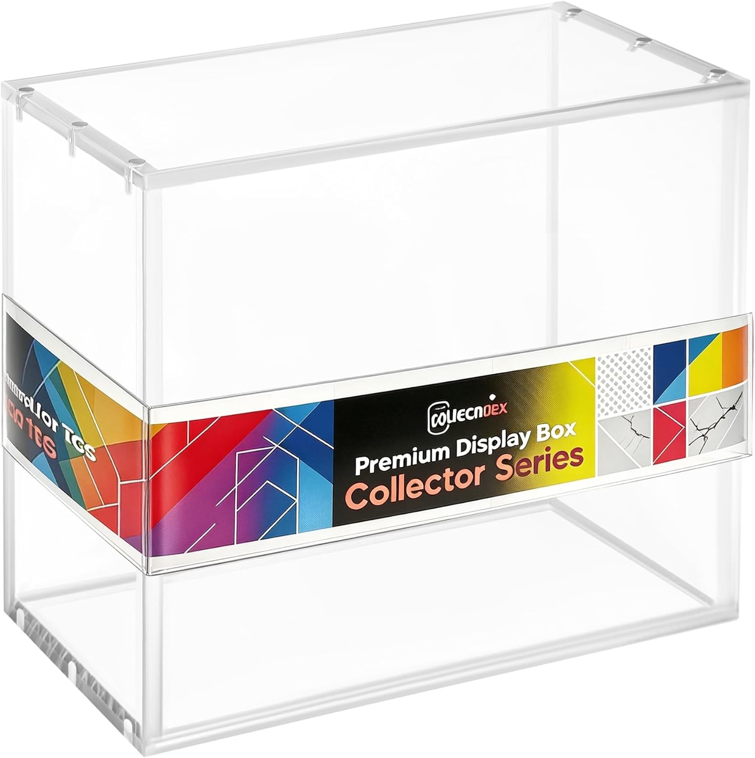 Premium Magnetic Acrylic Display Case for PKMN TCG | UV Protection & Stackable Holder for Booster Box, ETB, SPC, UPC & Charizard Editions (Booster Box Size 5.4x4.9x3IN)