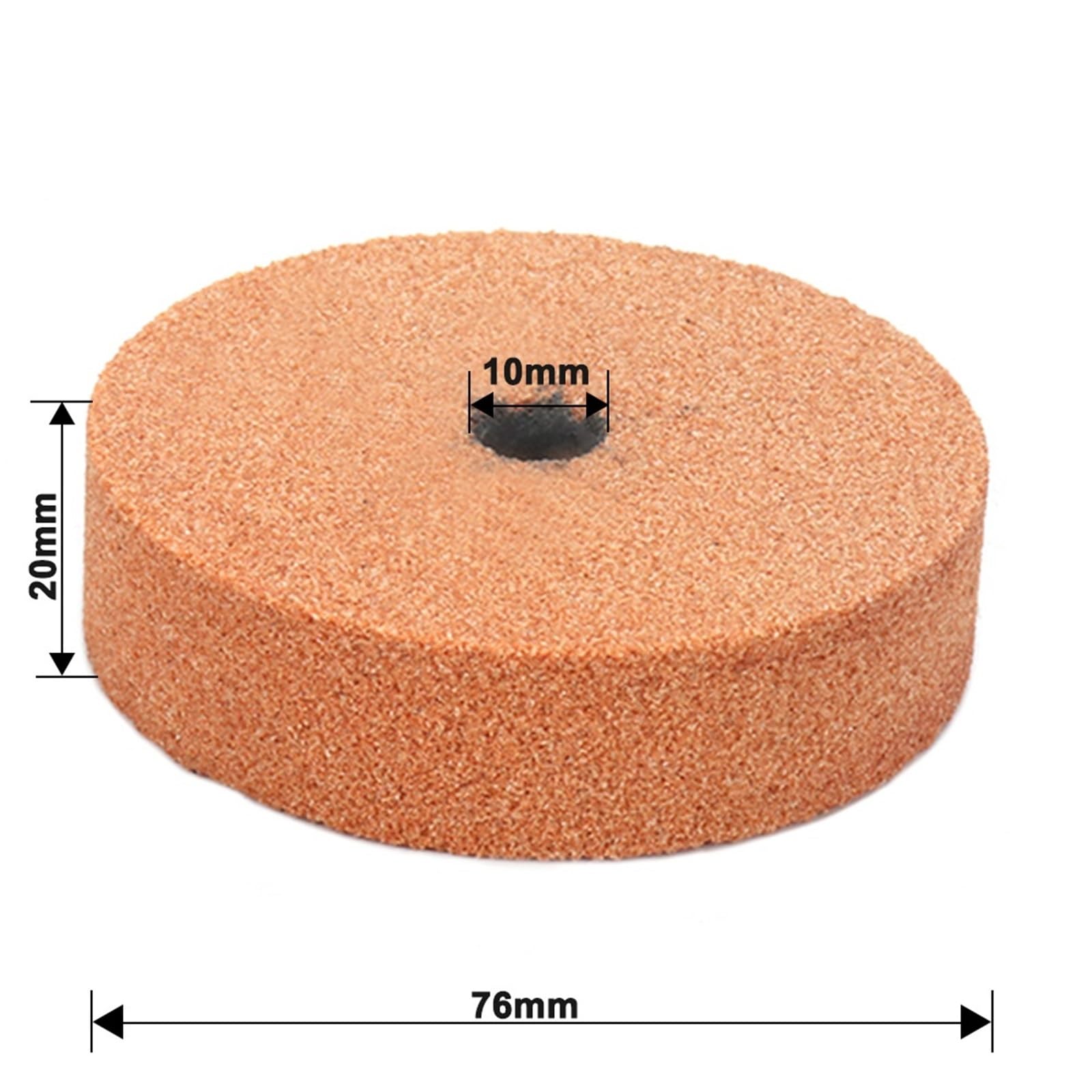 1 szt. 75 mm 3-calowe koło polerskie Wiertarka elektryczna Spin Szlifowanie Pad do polerowania ze stopu metalu i złącza(Red grinding wheel)