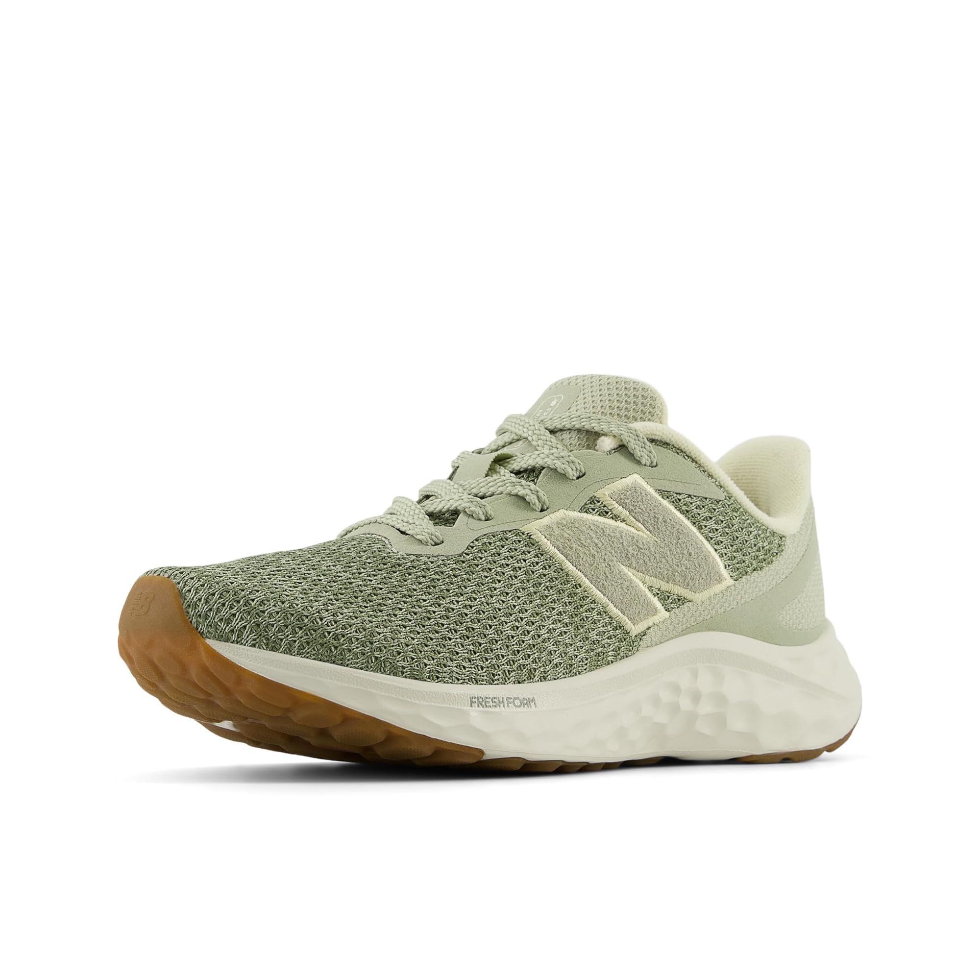 New Balance Women's Fresh Foam Arishi V4 Running Shoe, Olivine/Dark Olivine/Turtledove, 5