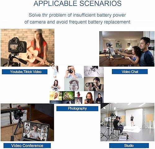 Miniatura 8 de EH-5 Adaptador de corriente de CA EP-5B Kit de batería ficticia, para Nikon Z5 Z6 Z7 Z8 Z5II Z6II Z7II Z6III Z7III D500 D610 D750 D780 D800e D810