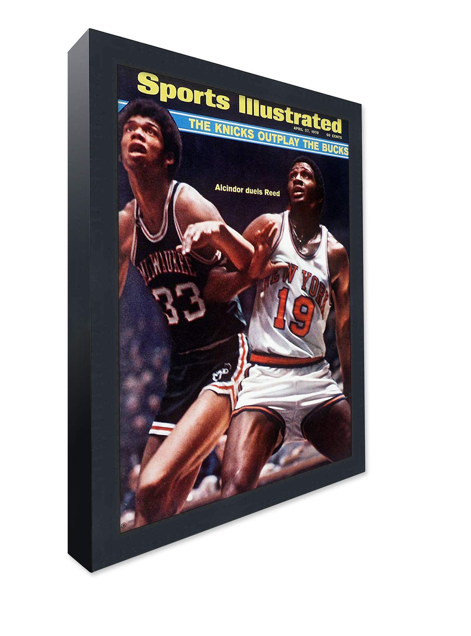 Sports Illustrated (1970's) Magazine Solid Wood Frame - Acrylic, Backing, and Hardware - Display Any Magazine Measuring 8 1/4