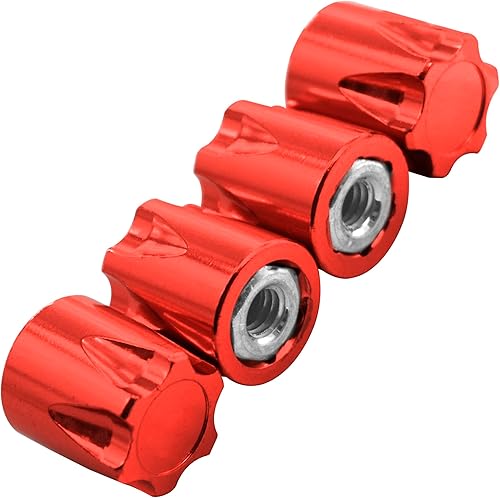 Miniatura 4 de 4 piezas Share Goo aluminio RC M4 rueda tuerca, RC coche a prueba de polvo llanta centro centro cubo para Traxxas TRX4 Axial SCX10 90046 D90 Tamiya