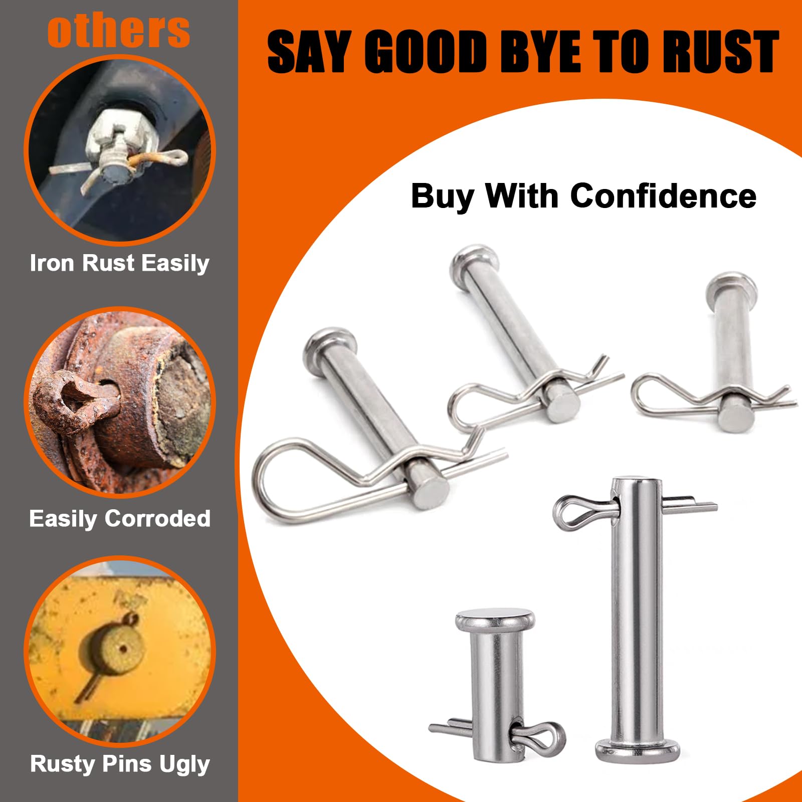 380 Pin Kit - Heavy Duty Tractor & Trailer Pins -6 380 Pin Kit - Heavy Duty Tractor & Trailer Pins -6