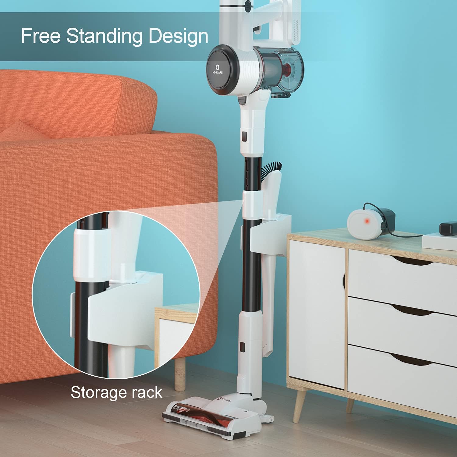 ๐ฅ Crazy Deals NEQUARE Cordless Vacuum Cleaner, Stick Vacuum Cleaner with 280W 25Kpa Powerful Suction 40min Runtime, 2200mAh Battery 4 in 1 Lightweight Handheld Vacuum for Car Pet Hair Carpet Hard Floor S25 Crazy Clearance NEQUARE Cordless Vacuum Cleaner, Stick Vacuum Cleaner with 280W 25Kpa Powerful Suction 40min Runtime, 2200mAh Battery 4 in 1 Lightweight Handheld Vacuum for Car Pet Hair Carpet Hard Floor S25