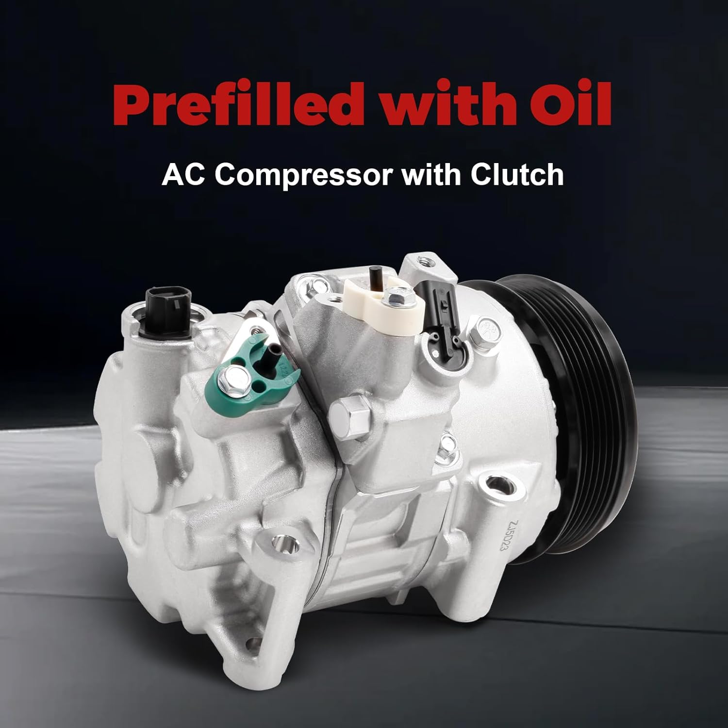 Air Conditioner Ac Compressor With Clutch L4 2.5L Compatible...