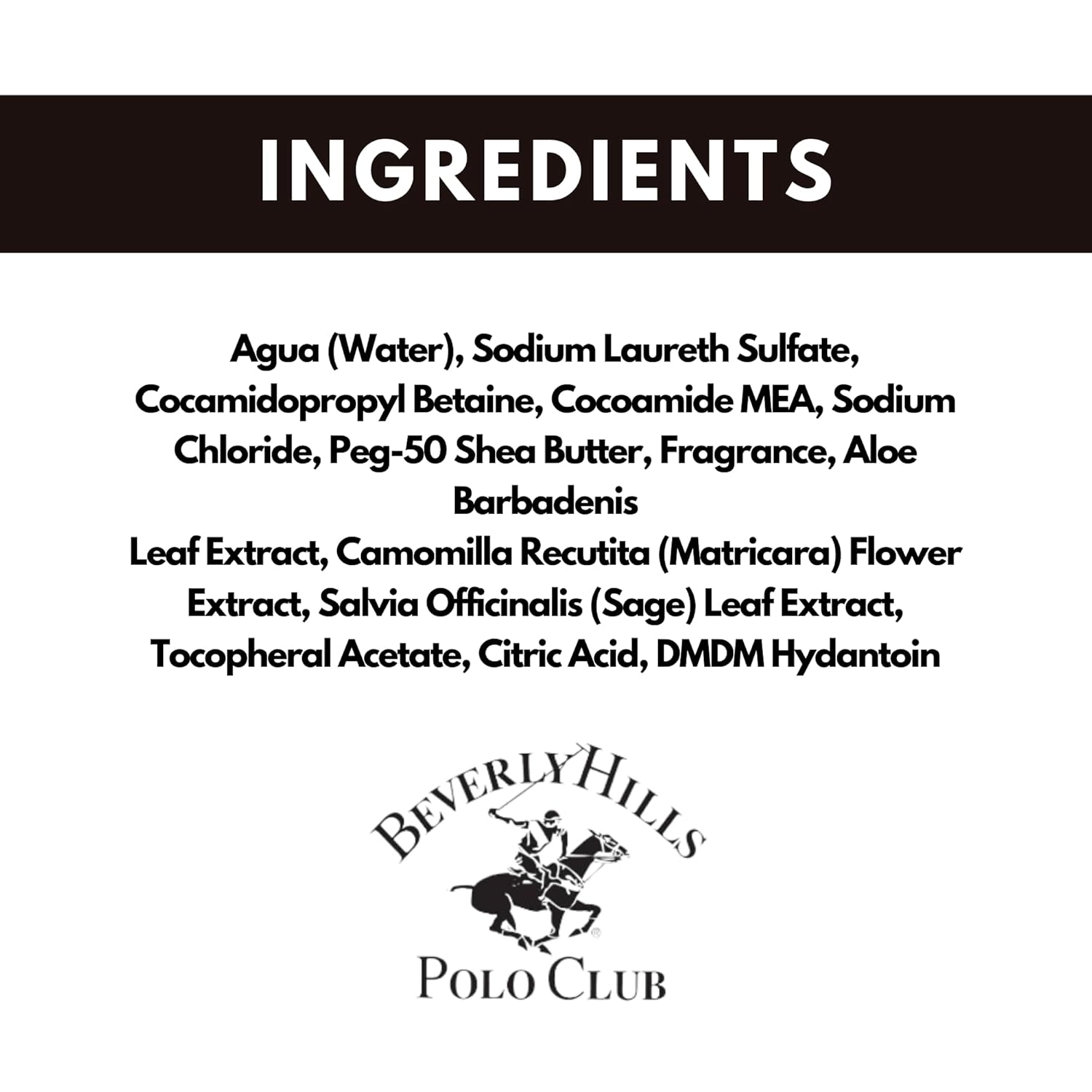 Beverly Hills Polo Club Refreshing and Cleansing Hair and Body Wash for Men with Luxury Designer Scents BHPC 8.5 oz (Classic) - Image 5