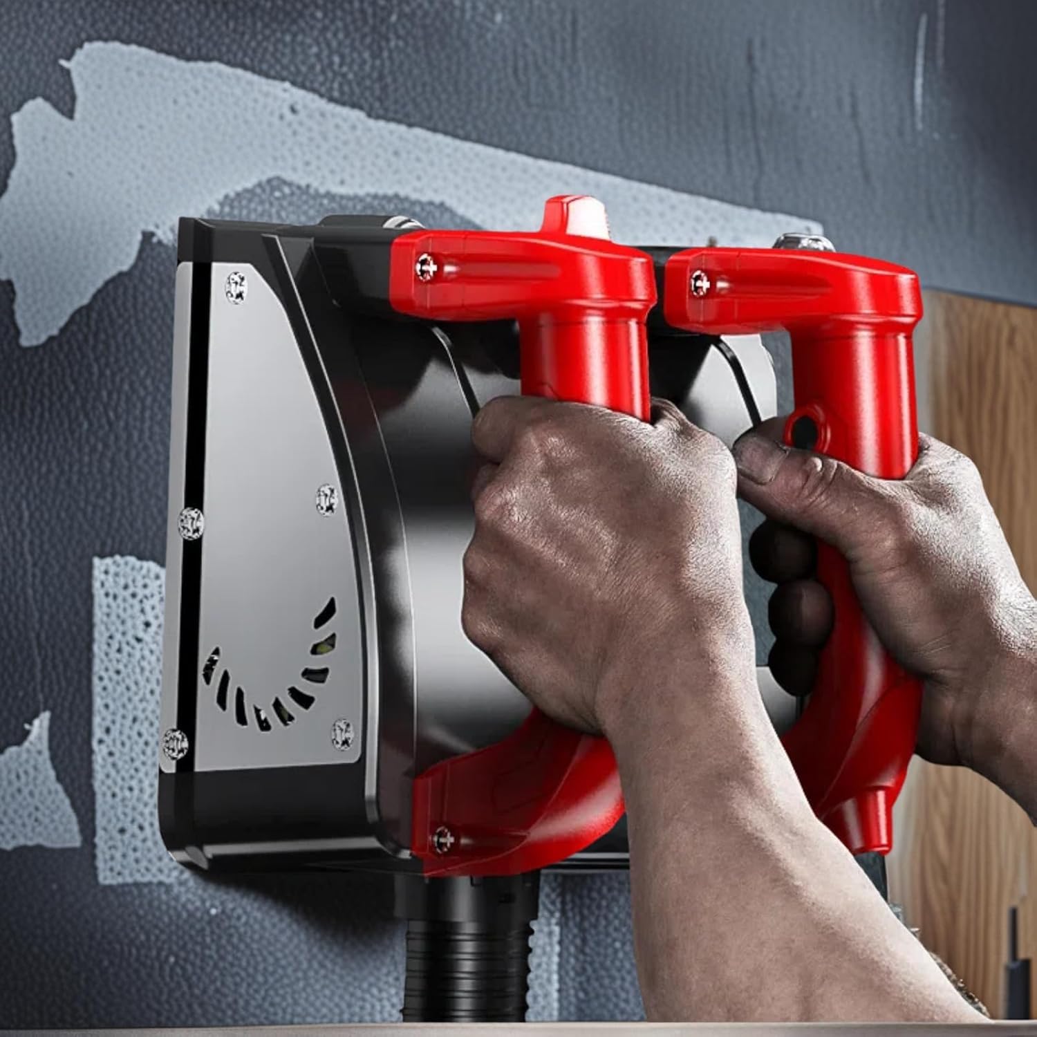 Rozadora pared,Fresadora de Hormigón,Renovador de paredes 5x | diseño ligero con aspiración de polvo, aprobado por la UE en materia de seguridad