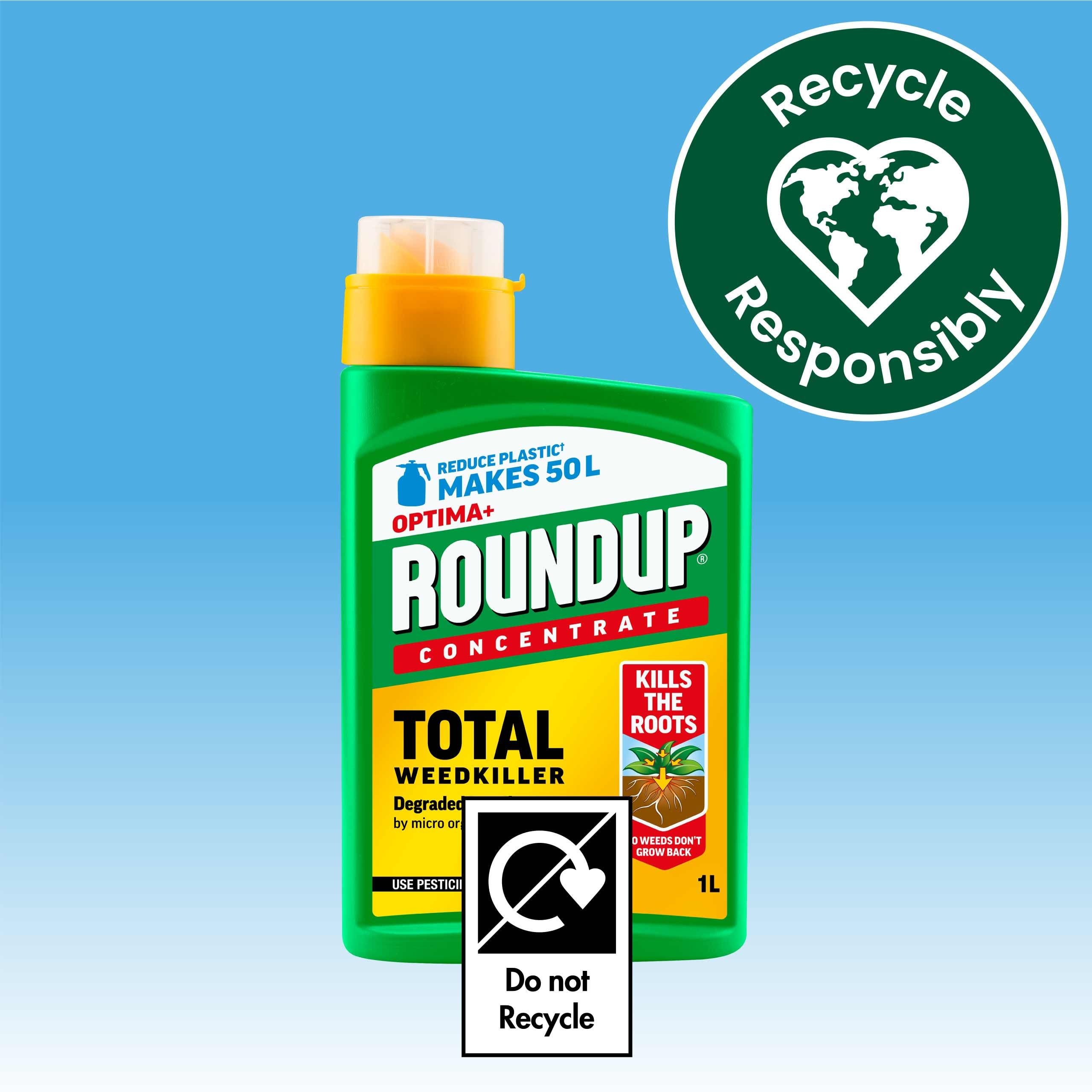 Roundup Optima+ Total Weedkiller - Weedkiller - Camping Pouch - Nylon - Tan