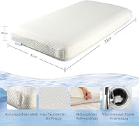 Ortopedický vankúš z pamäťovej peny SerenNap 70x42x10 cm, opierka krku pre spánok na boku, obojstranný ergonomický vankúš s odnímateľným poťahom Oeko-Tex, biely 4