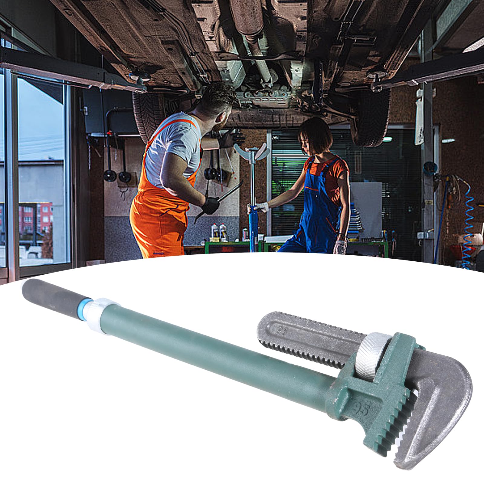 Llave de tubo de ajuste de acero al carbono, llave multifuncional para tubo de agua, alicates de fontanero, abrazadera de tubería