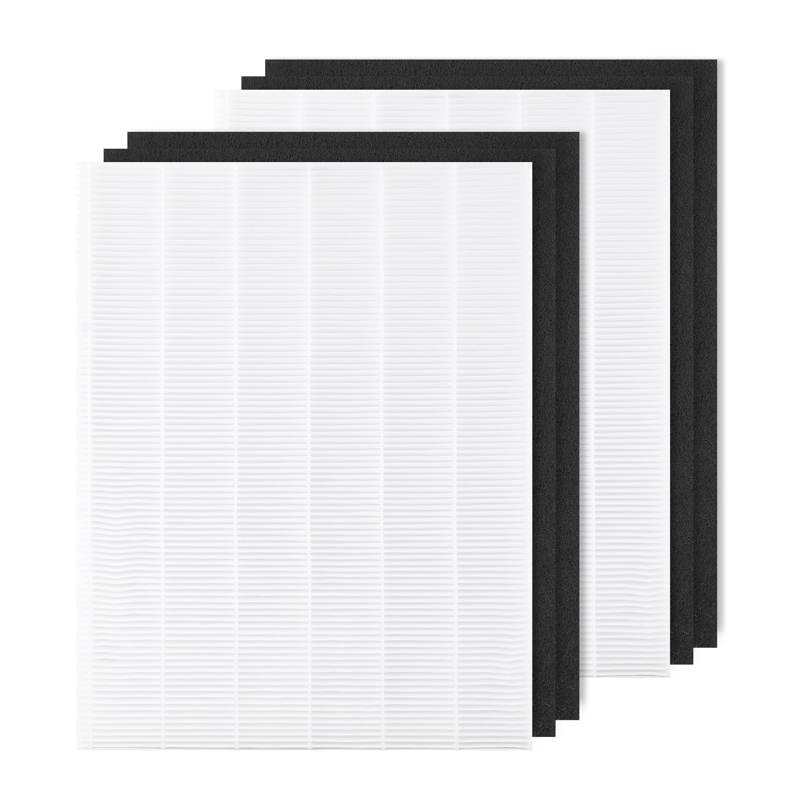 115115 size 21 HEPA Replacement Filter A Compatible with Winix C535, PlasmaWave 5300,5300-2,6300,6300-2,P300,AM90 Air Purifier,2 True HEPA Filters+4 Carbon Pre-filters