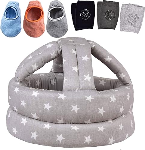 Casco de bebé para gatear caminar cojín suave sin golpes