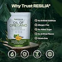 Vista 4 de Cápsulas blandas con aceite de semilla negra de 6000 mg - Cápsulas de aceite de orégano orgánico para apoyo inmunológico y digestivo - Cápsulas