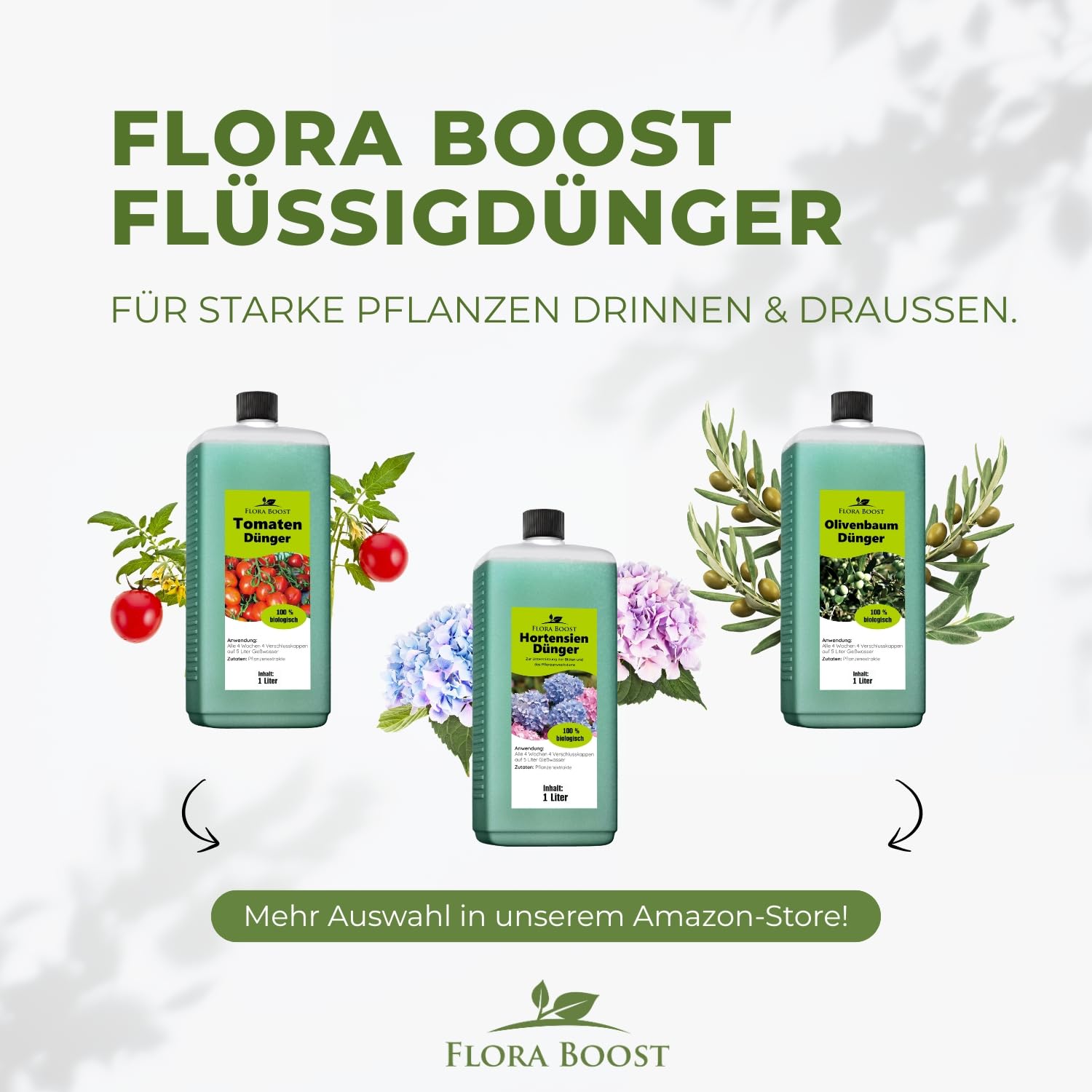 Flora Boost Bananen Dnger Flora Boost 5000ml I Fr bis zu 1000L Giewasser  I Obstbaum Dnger fr Bananenpflanze I Flssiger Blatt- & Wurzeldnger I  100% natrlicher Pflanzendnger : Amazon.de: Garten