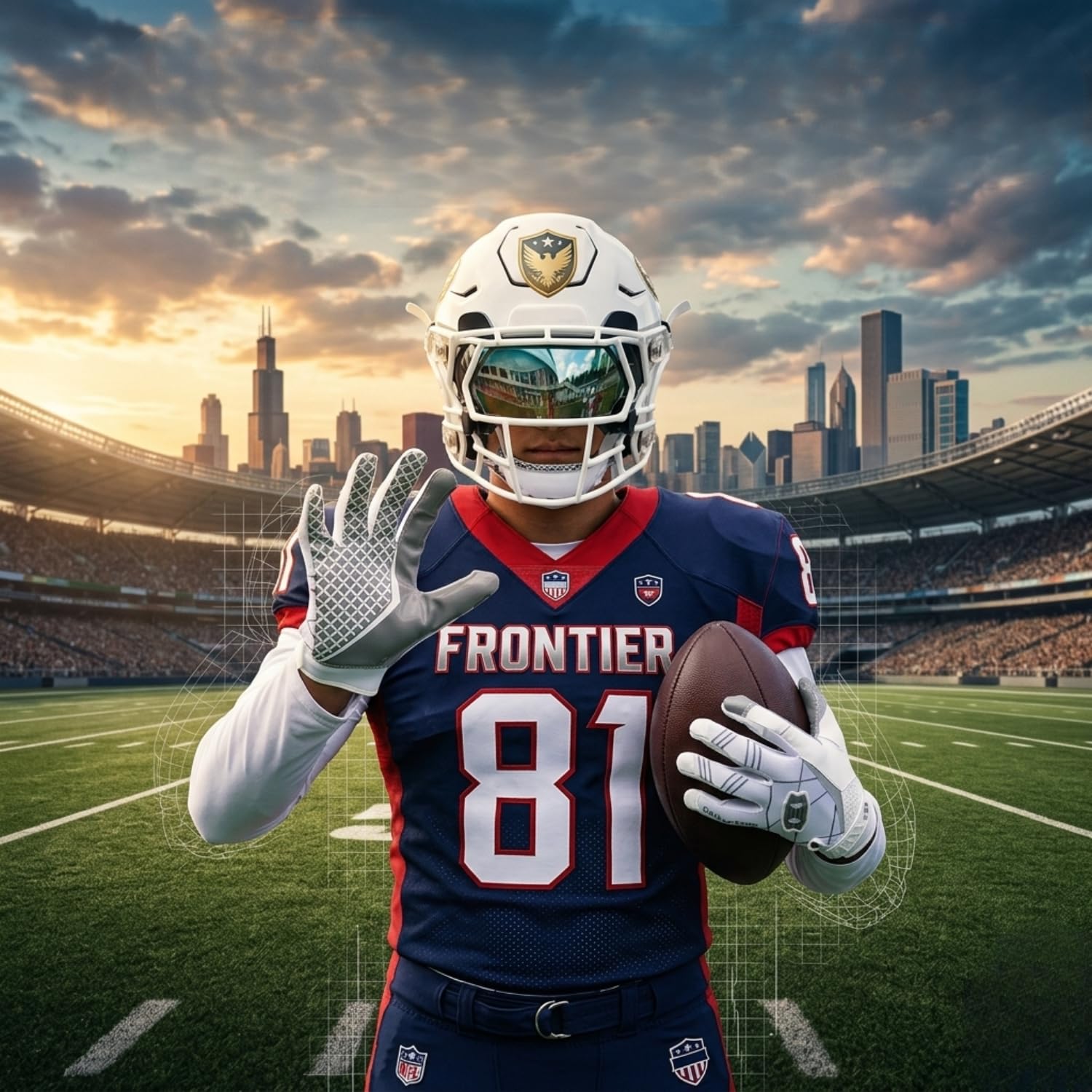 Seibertron Pro 3.0 Elite Ultra-Stick Sports Américain De Receveur/Receiver Gloves/Gants De Football Jeune et Adulte