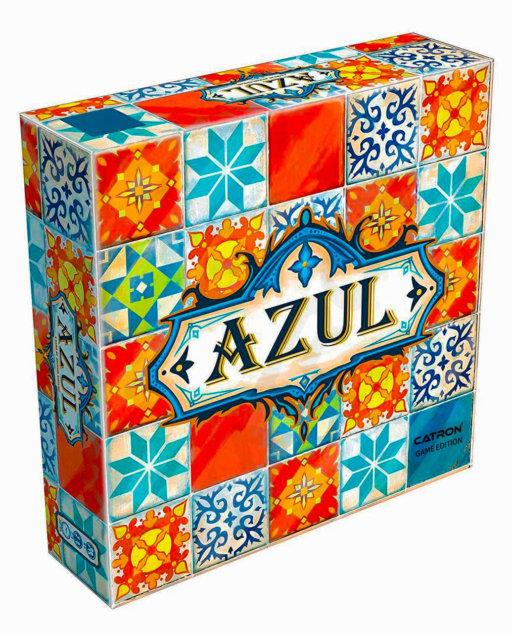 Catron Azul Board Game | Elegant Tile Placement Strategy | Abstract Game for 2-4 Players | Award Winning Tabletop Game | Perfect for Adults, Family Fun & Game Enthusiasts