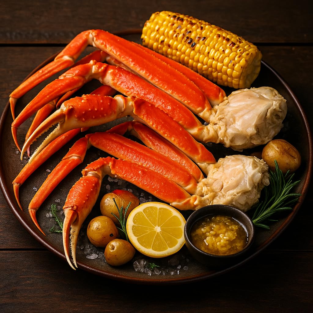 Amazon.com: OCEANZEN XL Snow Crab Legs, 10-12oz Clusters, Wild