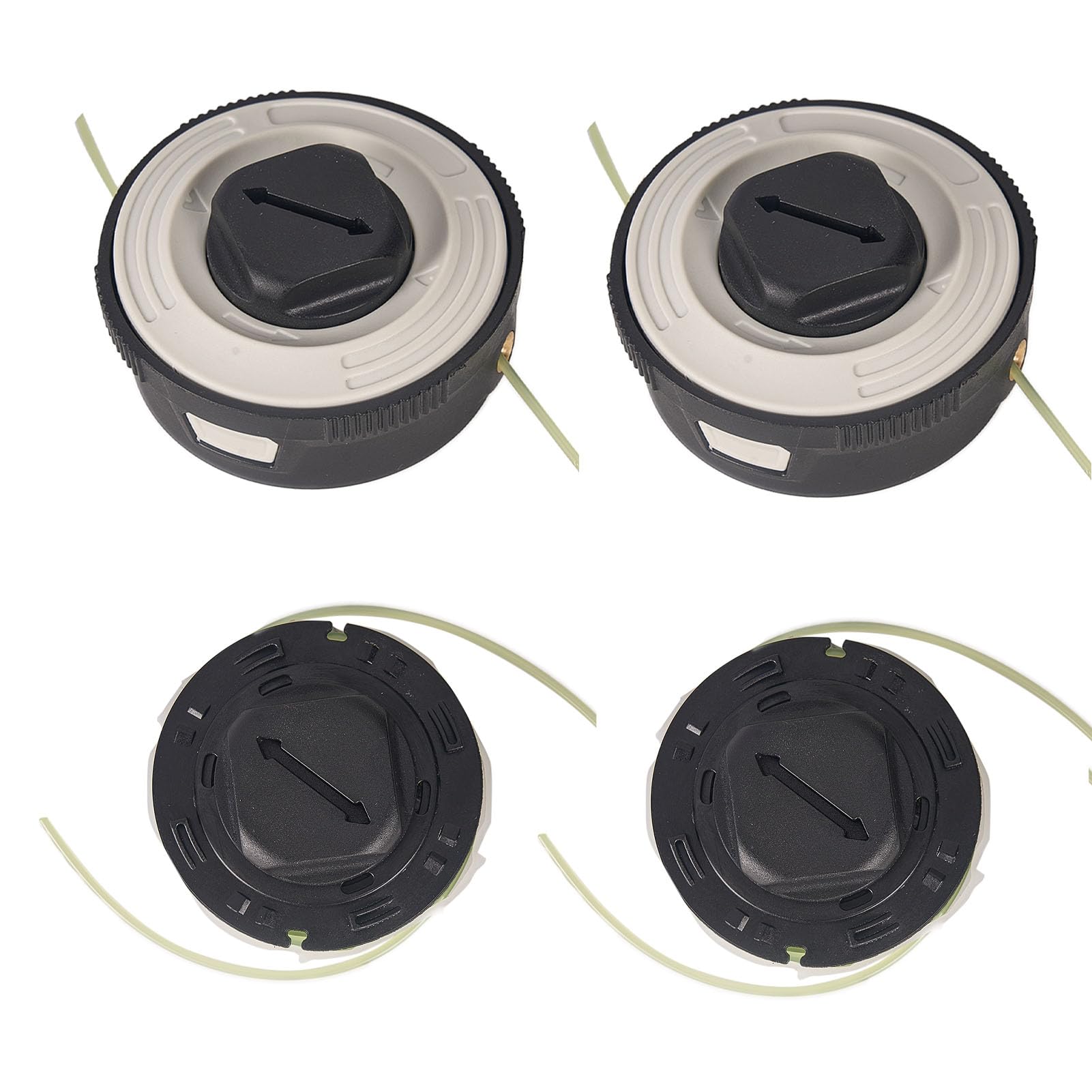 Zqqalitize 2Pack C3-2 Trimmer Head with 2 Spools Kit for Stihl Autocut C3-2 FSA 57 FSE 52 FSA57 FSE52 Weed Eater String Trimmer Head Replace Parts