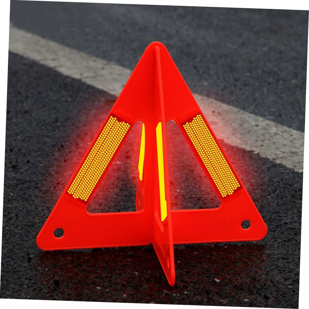 3 piezas Triángulos de Seguridad Reflectantes para Emergencias de Coche de Advertencia Plegables para Inspecciones y Situaciones de Avería Diseño Conveniente para Almacenamiento