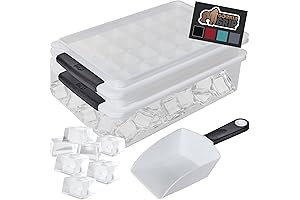 Gorilla Grip Stackable Ice Cube Tray and Bin Set