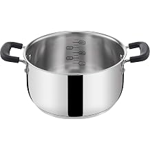 Lagostina Practical Saucepan Fonda 2 Handles for Induction, Grey, 18 cm, Steel 18/10