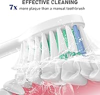 Vista 4 de Cabezales de cepillo de dientes, 4 cabezales de repuesto para cepillos de dientes eléctricos para Philips Sonicare Soft Dupont cerdas de repuesto
