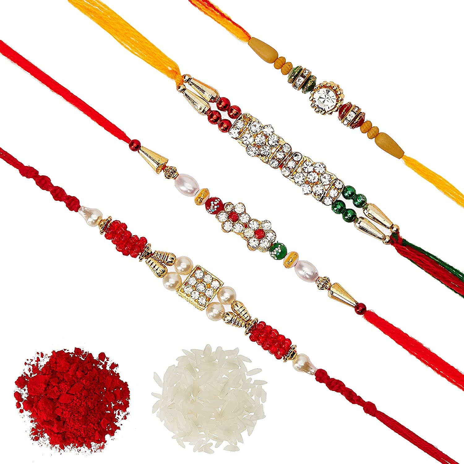 See full amazon price history chart for VASH GIRLYZ ATTIRE Fancy Rakhis hand band Rakshabandhan designer rakhi for brother with Roli tilak Pack. (3) VASH GIRLYZ ATTIRE Fancy Rakhis hand band Rakshabandhan designer rakhi for brother with Roli tilak Pack. (3) (B0B867Z7DL) Amazon Price History, Amazon Price Tracker