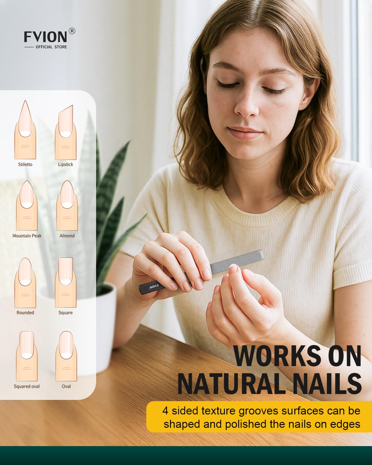 FVION Lima Unghie Piedi Professionale per Unghie Spesse e Dure – Lima per Unghie dei Piedi in Acciaio Inox, Nail File per Manicure e Pedicure Uomo e Donna