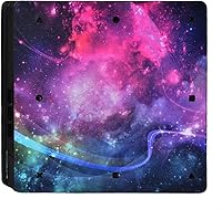 Vista 2 de eXtremeRate Juego completo de calcomanías de piel para placa frontal y 2 barras de luz LED para Playstation4 Slimpara PS4 Slim Console y 2 fundas