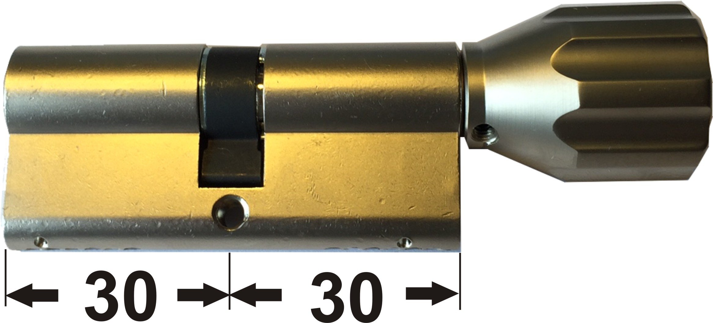 ABUS XP2S Profil-Knaufzylinder Länge Z30/K30mm mit 6 Schlüssel