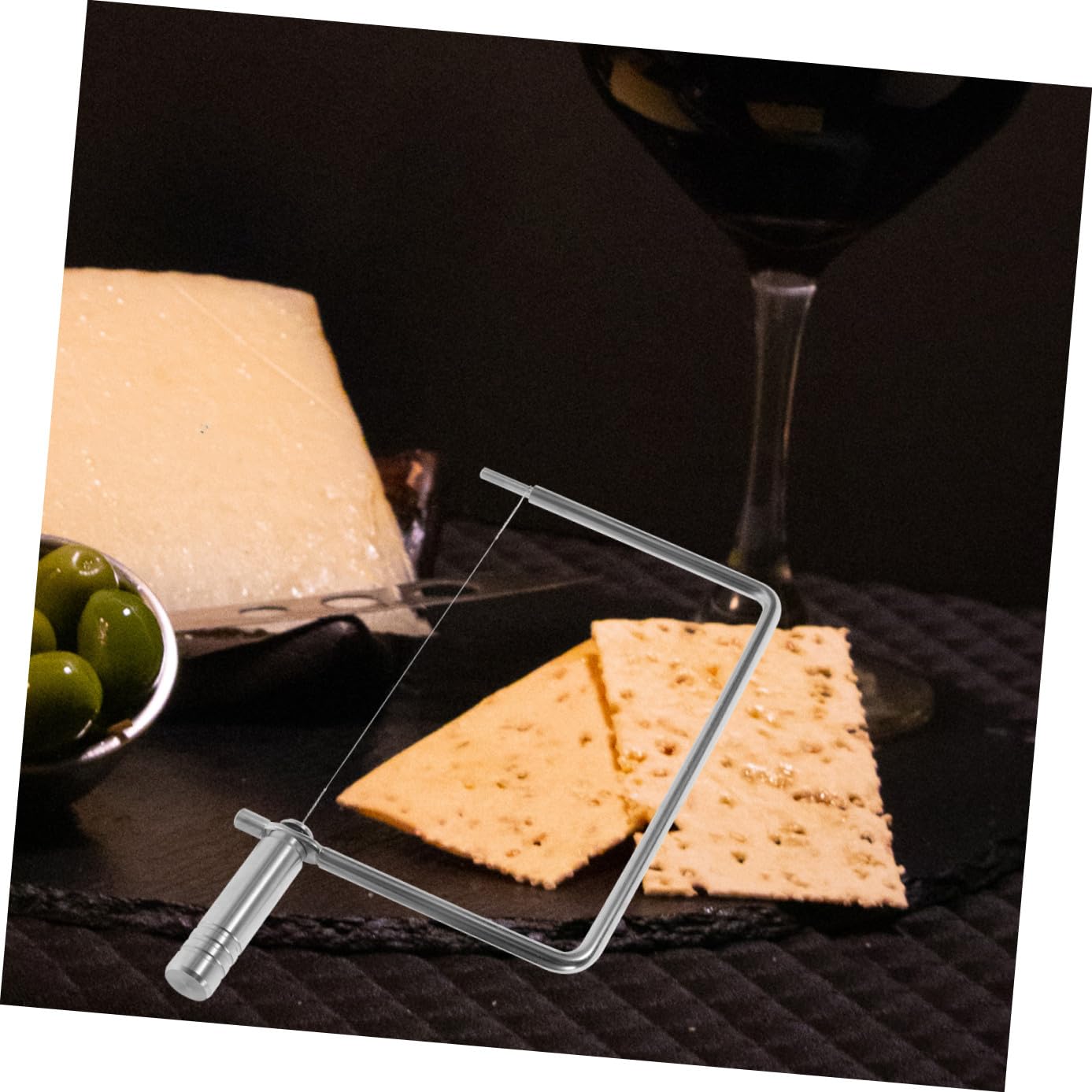 VICASKY 5 Stück Edelstahl Käsehobel Käseschneider mit Ergonomischem Griff Leichter Butter und Blockkäse Praktischer Hand Käseschneider für Präzises Schneiden und Einfache Reinigung