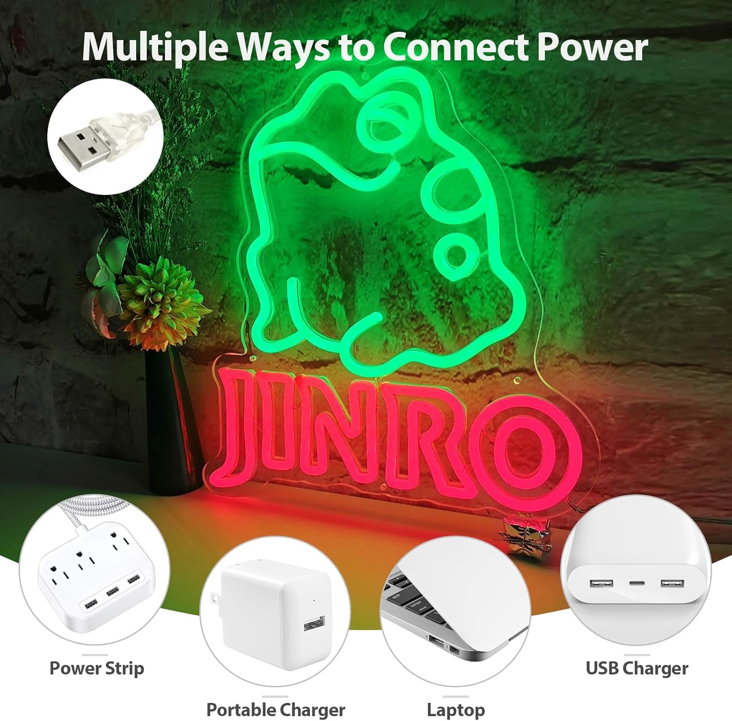 Jinro Soju Frog Neon Sign for Wall Decor, USB Powered Korean Soju LED Neon Light, Dimmable Soju Bar Sign for Bedroom, Kitchen, Bistro, Pub, Man Cave, Restaurant, Club, Party, Home Decor