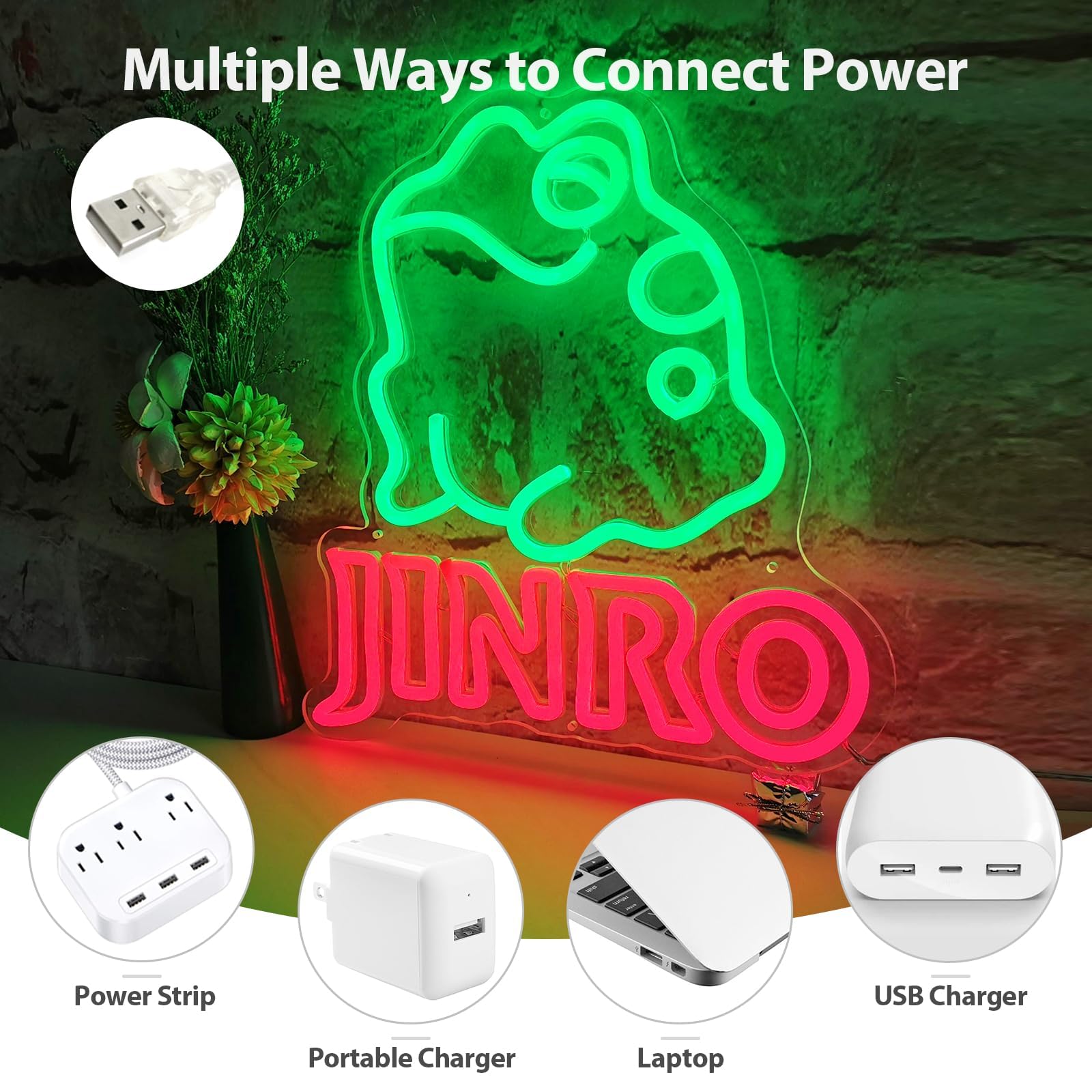 Amazon.co.jp: Jinro Soju Frog ネオンサイン 壁装飾用 USB電源 韓国