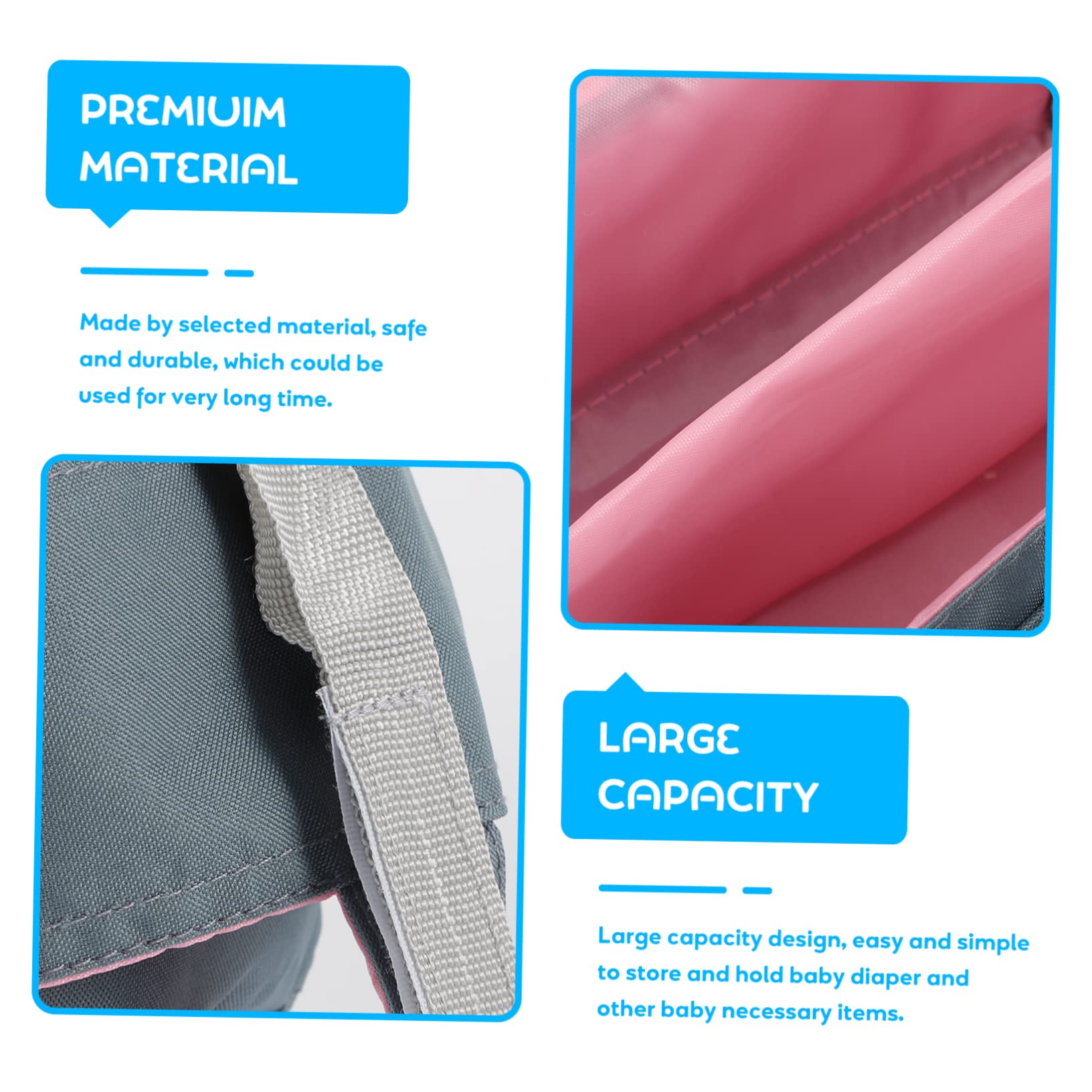 TOYANDONA 2stücke Infant Diaper Organizer Tasche Für Unterwegs Praktischer Windel-organizer Mit Griff Großes Fassungsvermögen Für Babyausstattung Leicht Tragbar Stilvolles Design Mit