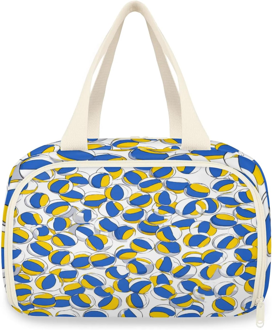 Funny Volleyball Travel Toiletry Bag for Women