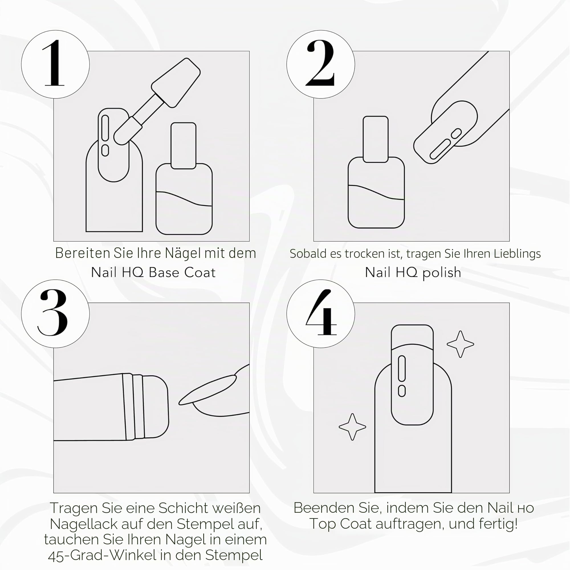 Nail HQ French Manicure Nail Stamper