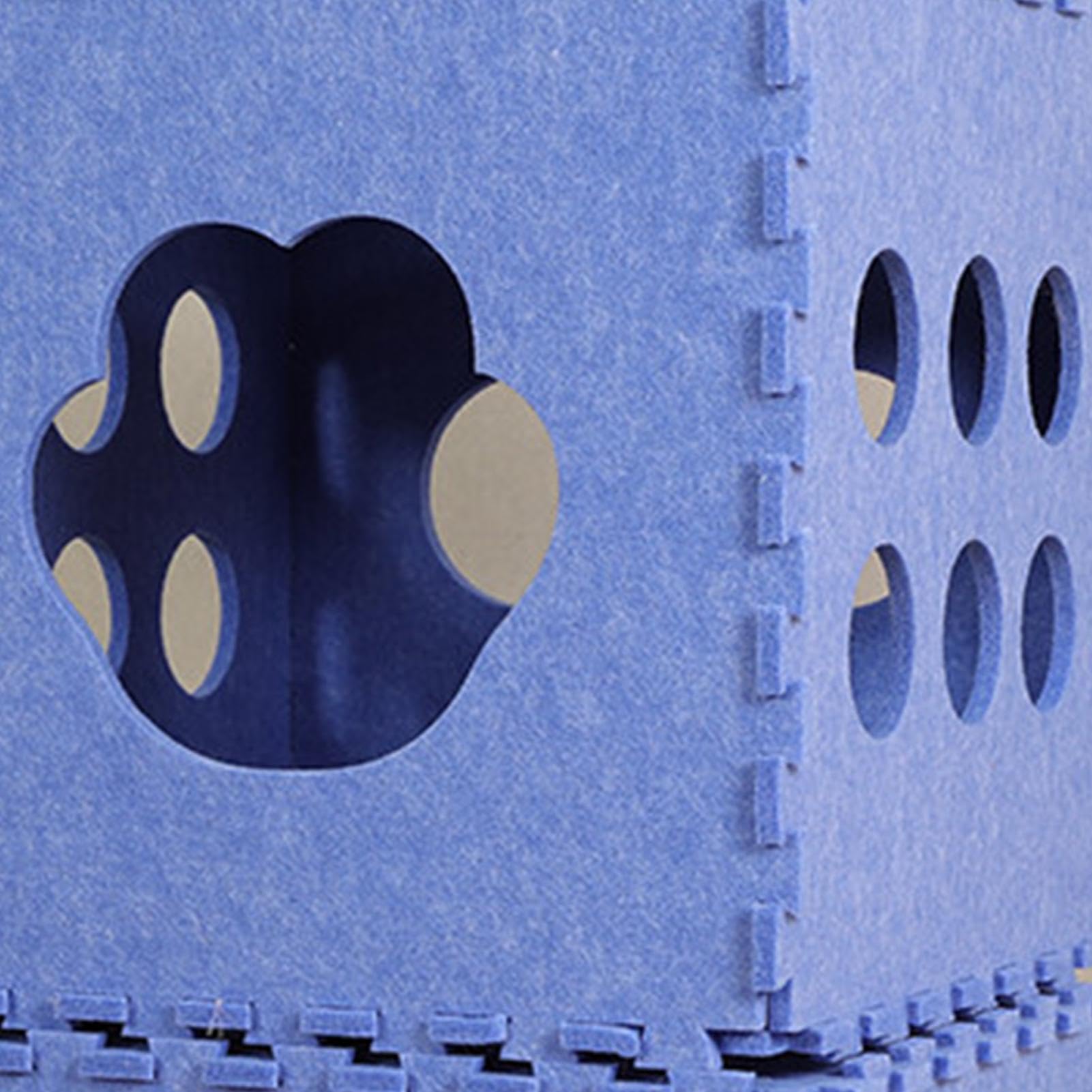 para gatos, cueva para gatos de fieltro, de cama en forma de rompecabezas de fieltro | Escondite para gatos, casas y apartamentos para gatos, cubos para gatos para interiores, tabla de | Suave Cachorros y de 5 a 10 Kilogramos, para Juegos en Interiores y