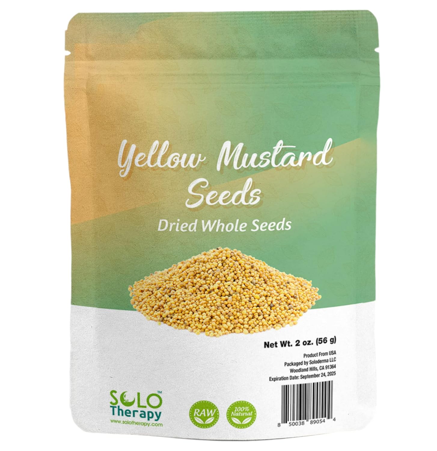 Yellow Mustard Seeds 2 oz, Yellow Mustard Seeds Whole for