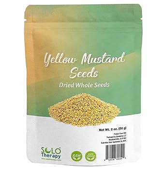 The Mustard Seeds☆Mustard Seeds Great Value Organic Whole Mustard Seeds 2.5 oz for Cooking