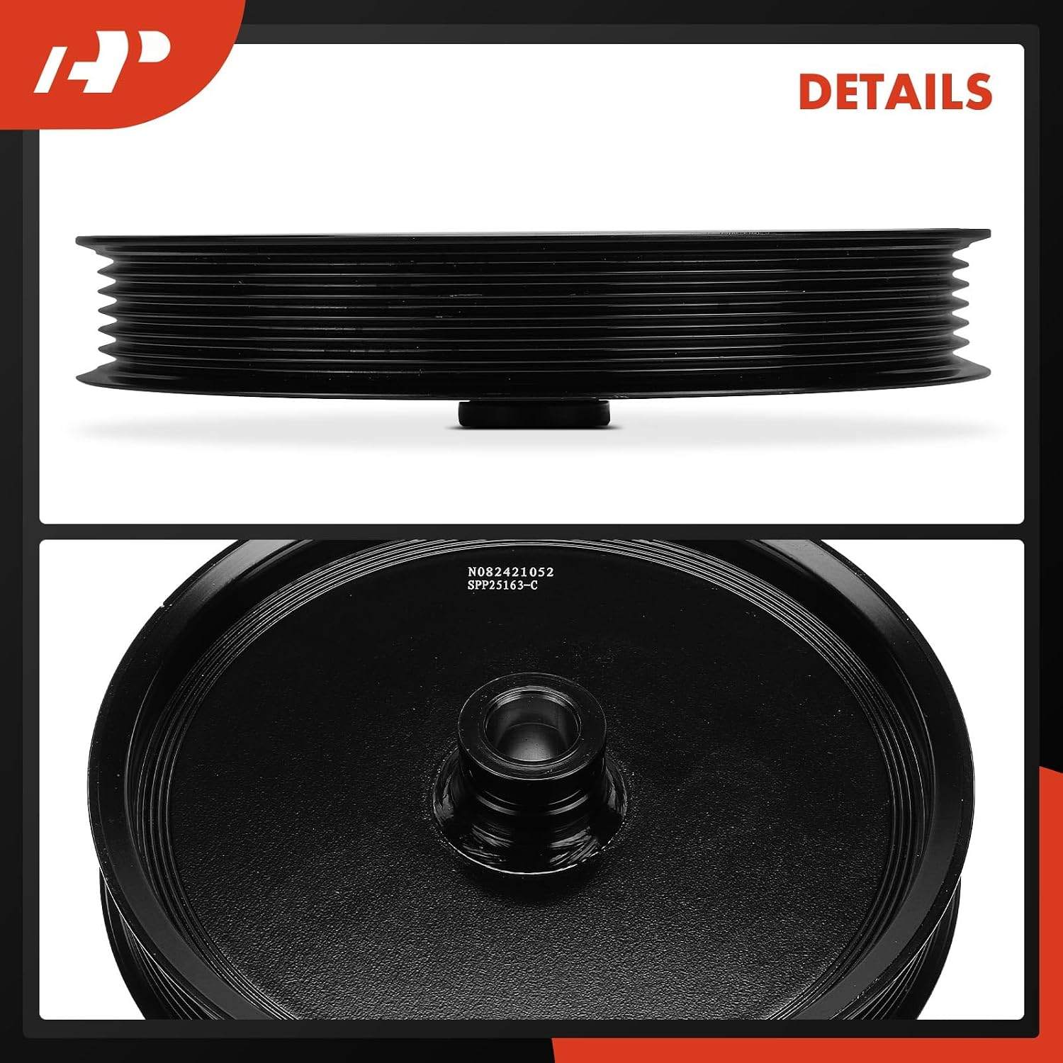 A-Premium Power Steering Pump Pulley
