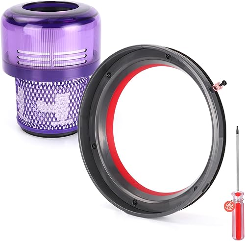 Repuesto para anillo de sellado y filtro de contenedor de polvo Outsize SV16 SV29 compatible con Dyson Outsize V11AbsolutePlusGen 5Extra 970423-01