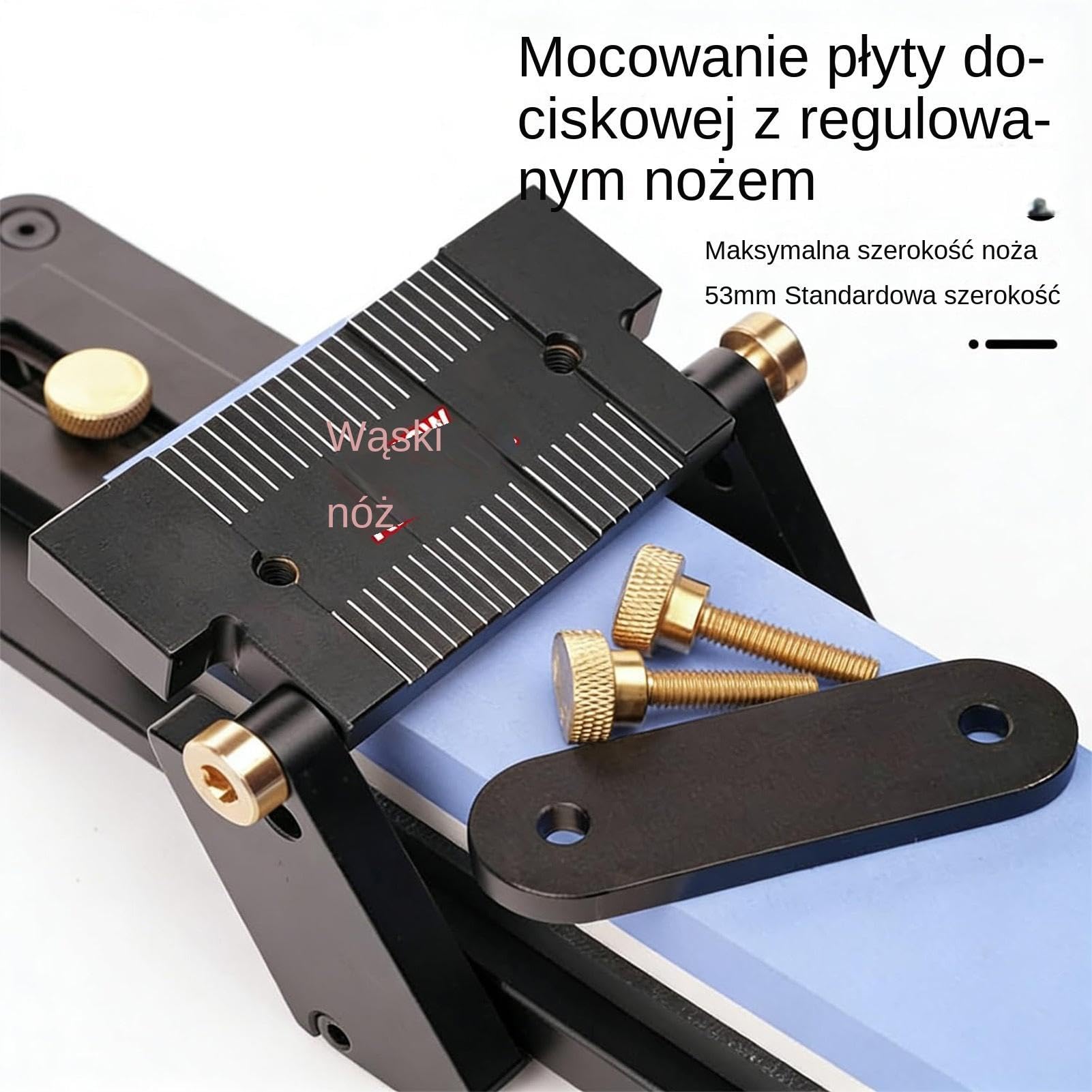 Prowadnica Do Ostrzenia Cichy I Regulowany Ze Stopu Aluminium | Przyrząd Ostrząco-Honujący dla Dorosłych Stolarzy i Cieśli do Strugów Mebli Rzemiosła DIY Kształtowania i Renowacji