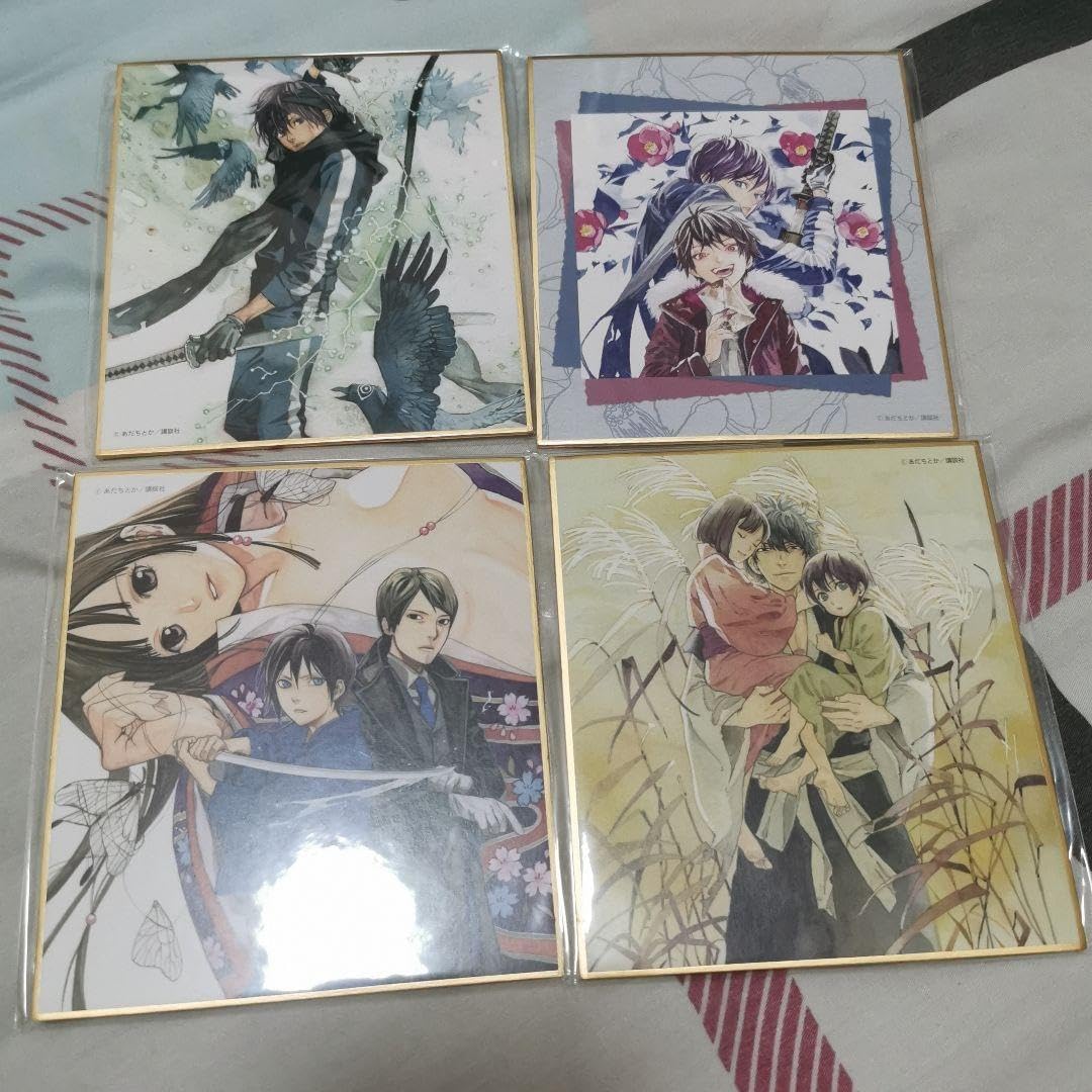 ノラガミ 推しちゃれ くじ E賞 ミニ色紙 原作「ノラガミ