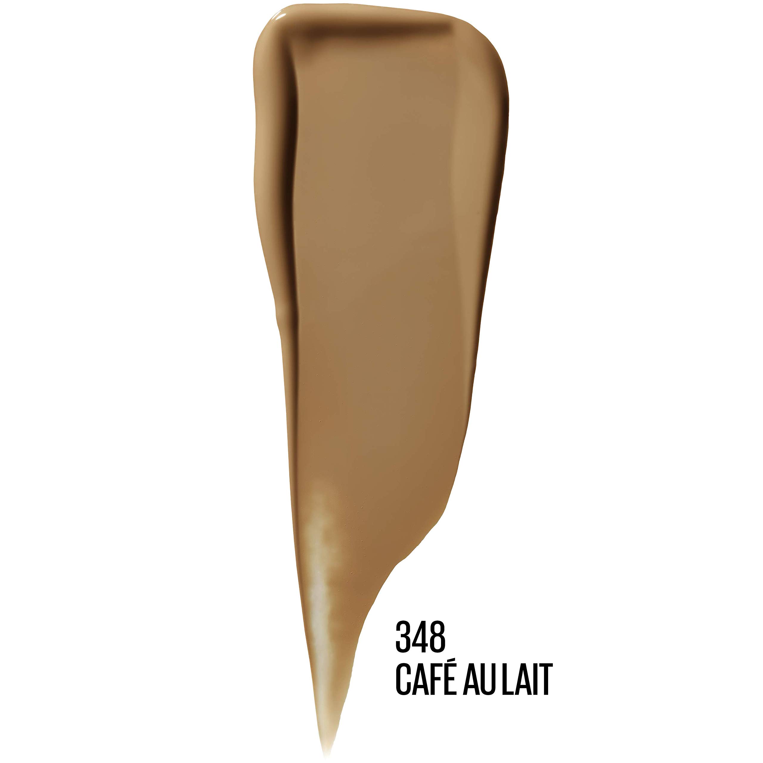 Maybelline Dream Urban Cover Flawless Coverage Protective Makeup, Liquid Foundation, Sunscreen, with Broad Spectrum SPF 50 & Antiossidante Enriched Pollution Protection, Cafe Au Lait, 1 fl. oz.