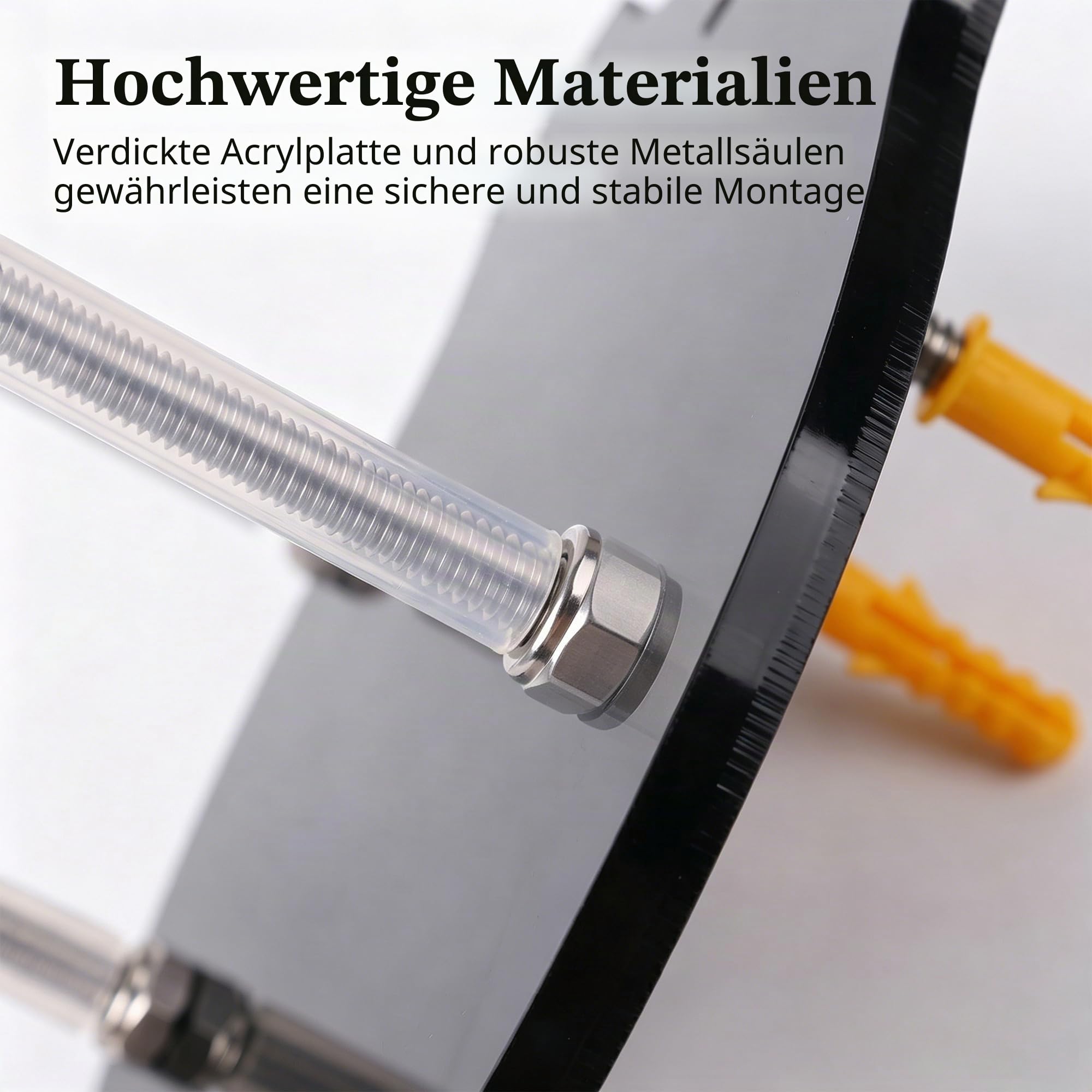 Schwert-Aufhänger, Schwert-Wandhalterung, Axt-Halter, Acryl-Schwertständer. Der Schwertständer kann zwei Schwerter oder ein einzelnes Schwert gleichzeitig mit Hardware präsentieren (1 Stück)
