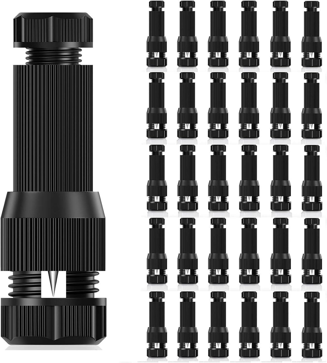 iCreating 30Pack Low Voltage Wire Connector AC 12V, Landscape Lighting