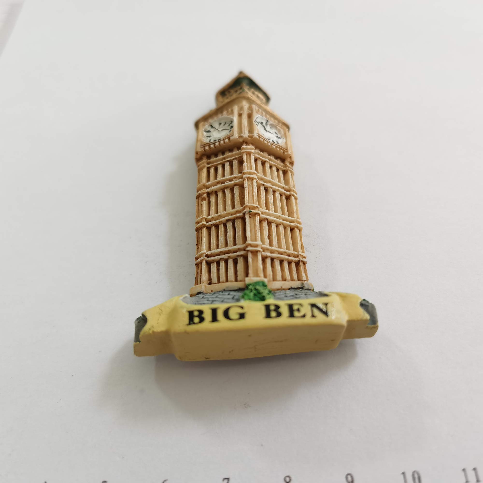 Magnete Frigo 3D Big Ben Londra - Souvenir Da Viaggio In Resina, Fatto A Mano, Regalo Speciale Per La Cucina