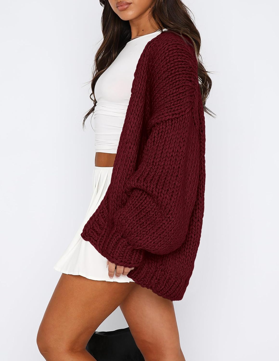 PRETTYGARDEN Cardigan Sweaters for Women Trendy Fall Fashion 2026 Long Sleeve Chunky Knit Cardigans Winter Clothing Outfits - Image 4