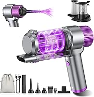 Vista 1 de EYYA Aspirador de mano inalámbrico para automóvil, 16000 PA, potente aspiradora de mano inalámbrica recargable, mini aspiradora portátil 4 en 1