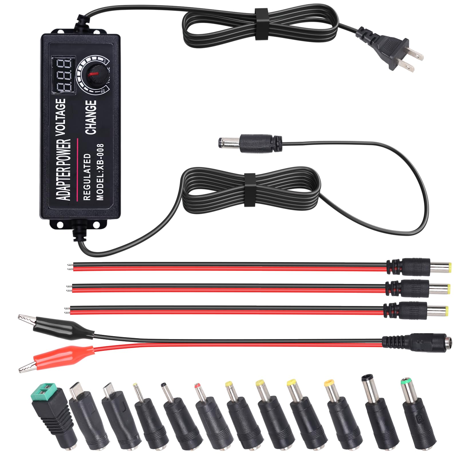 Norward Universal Power Supply 3V~24V 3A 72W Adjustable Variable Switching AC/DC Adapter